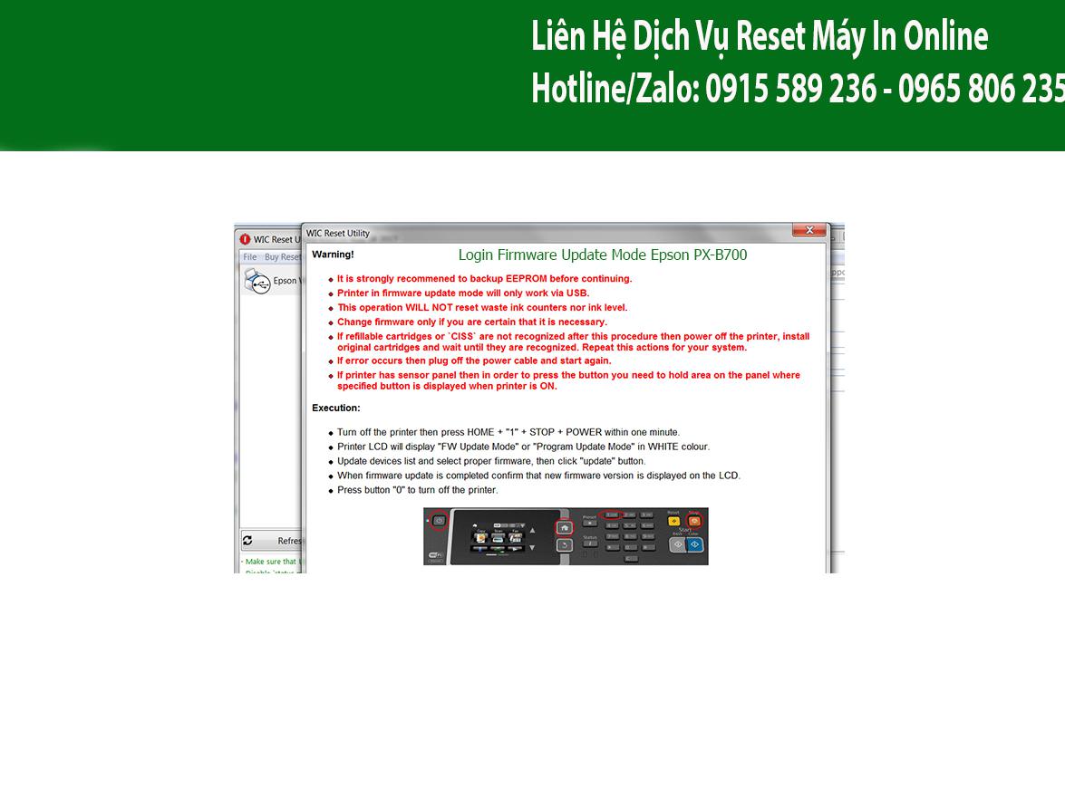 Key Firmware May In Epson PX-B700 Step 3